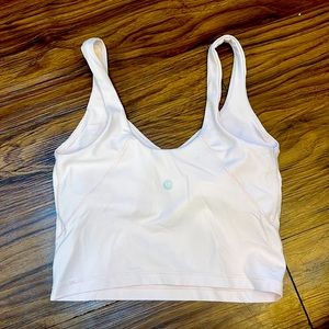 Barely worn milkshake pink lululemon top! Size 4US